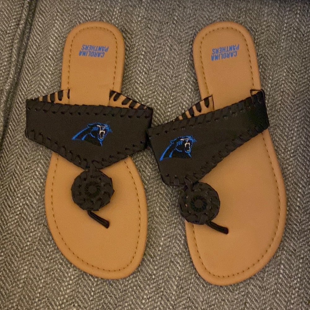 Carolina Panthers Sandals